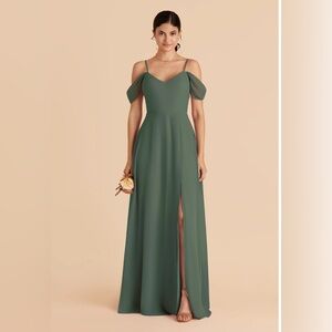 Birdy Grey Devin Dress Chiffon in Eucalyptus sz M NWT